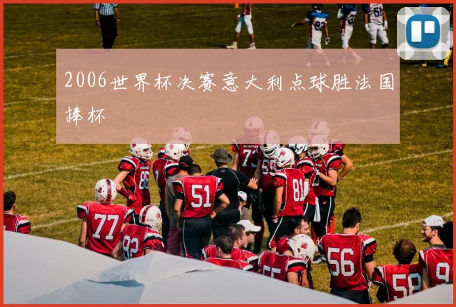 2006世界杯决赛意大利点球胜法国捧杯